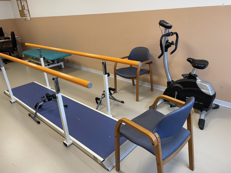 Attrezzi nella palestra